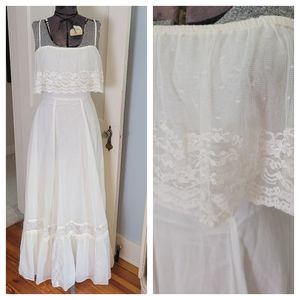 Stunning Roberta White Maxi